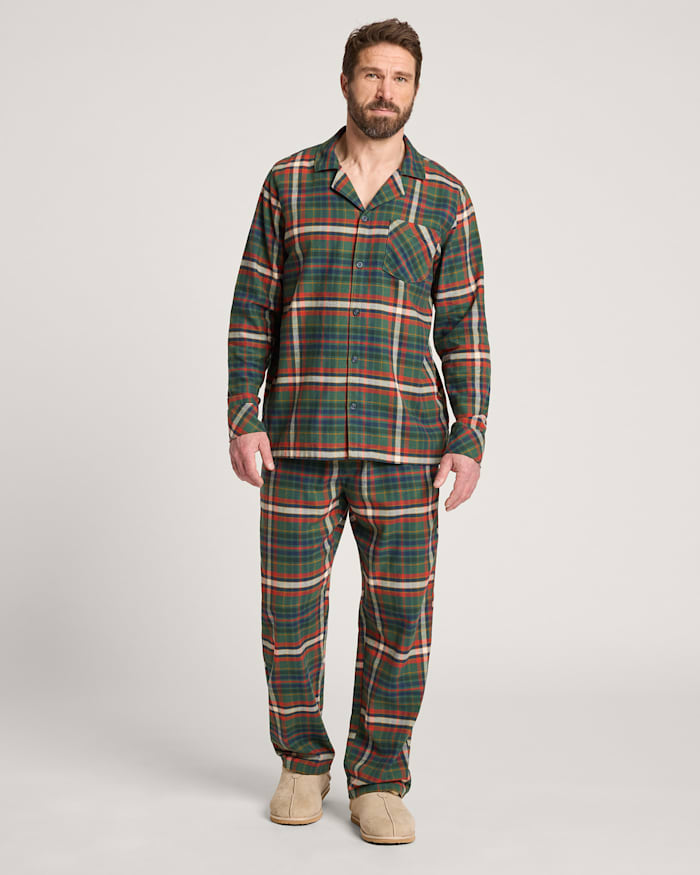 MEN'S PLAID FLANNEL PAJAMA SET